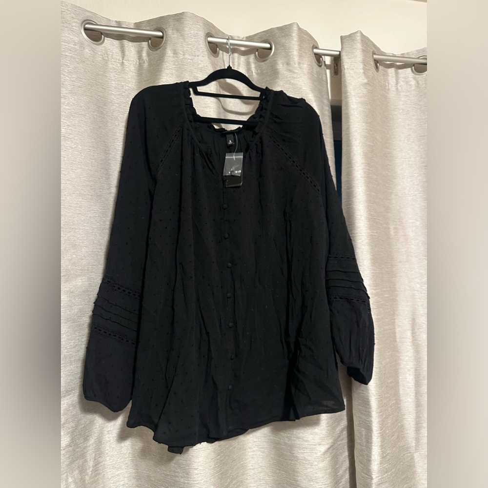 Black lightweight Torrid Blouse